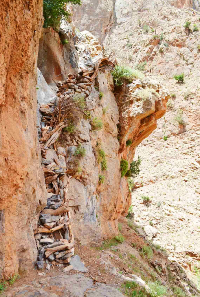منحدرات الممر الأمازيغي تاغية Taghia